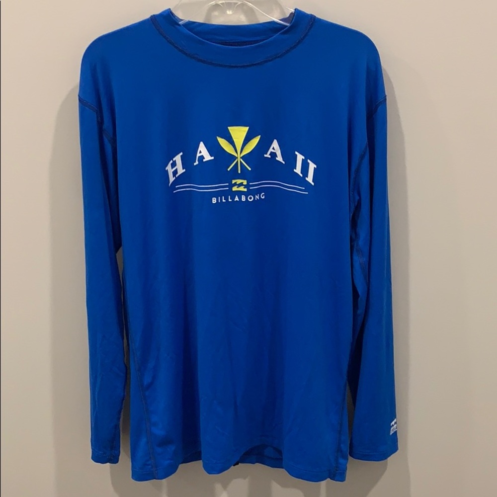 ⭐️Billabong Hawaii blue rash guard⭐️